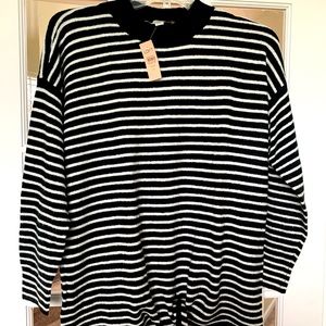 Spring/Fall Navy Strip Long Sleeve sweater